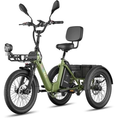 Vélo Électrique Fafrees F20 Mate II 250W 48V25Ah 20" Frein à Disque Hydraulique Vert Militaire - Publicité Vélo Électrique Fafrees F20 Mate II 250W 48V25Ah 20" Frein à Disque Hydraulique Vert Militaire - Publicité