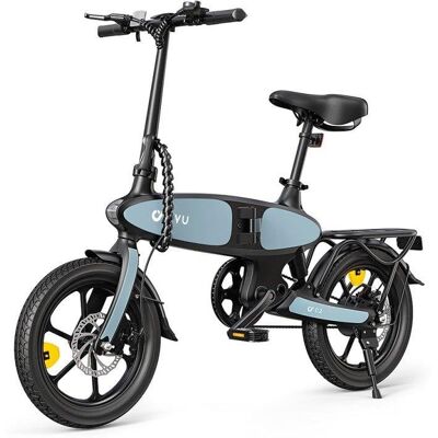 Velo electrique DYU C2 250 W autonomie 40 km 16 pouces - Publicité Velo electrique DYU C2 250 W autonomie 40 km 16 pouces - Publicité
