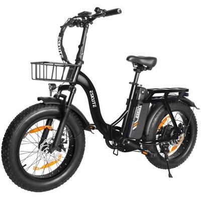 Vélo électrique Eskute D202 250W 48V 20.8Ah Batterie amovible, pneus 20x4.0 pouces - Publicité Vélo électrique Eskute D202 250W 48V 20.8Ah Batterie amovible, pneus 20x4.0 pouces - Publicité