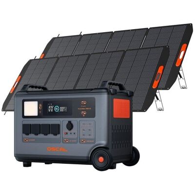 Station d'energie OSCAL Powermax3600se 3600Wh 14 ports Batterie LiFePO4 Panneaux solaires - Publicité Station d'energie OSCAL Powermax3600se 3600Wh 14 ports Batterie LiFePO4 Panneaux solaires - Publicité