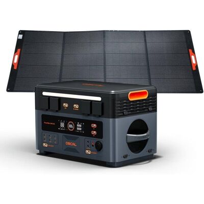 Station d'énergie Oscal Powermax2400se 2016Wh 2400W 8 ports LiFePO4 Chargeur solaire 400W - Publicité Station d'énergie Oscal Powermax2400se 2016Wh 2400W 8 ports LiFePO4 Chargeur solaire 400W - Publicité