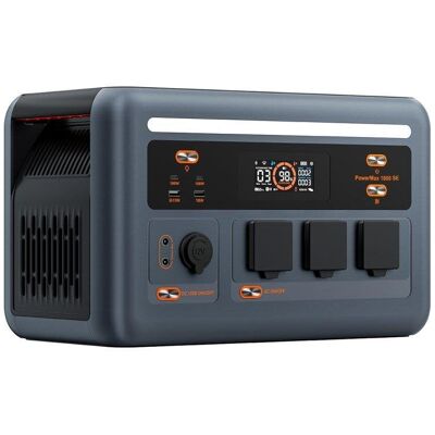 Station d'énergie OSCAL Powermax1800 SE 1024Wh 10 ports LiFePO4 Charge solaire App - Publicité Station d'énergie OSCAL Powermax1800 SE 1024Wh 10 ports LiFePO4 Charge solaire App - Publicité