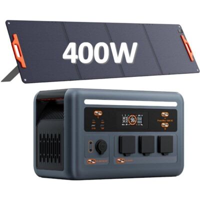 Station d'énergie OSCAL Powermax1800SE 1024Wh 11 ports LiFePO4 Panneau solaire 400W - Publicité Station d'énergie OSCAL Powermax1800SE 1024Wh 11 ports LiFePO4 Panneau solaire 400W - Publicité