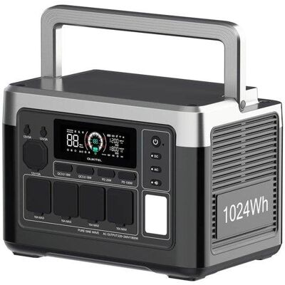 Station d'énergie Oukitel P1000e Plus 1024Wh 1800W 12 ports LiFePO4 Charge rapide Solaire - Publicité Station d'énergie Oukitel P1000e Plus 1024Wh 1800W 12 ports LiFePO4 Charge rapide Solaire - Publicité