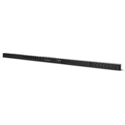 Multiprise CyberPower PDU81405 24 prises LCD gestion réseau montage vertical 0U - Publicité Multiprise CyberPower PDU81405 24 prises LCD gestion réseau montage vertical 0U - Publicité