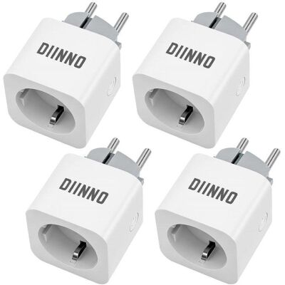 Prise connectée DIINNO 16A Wi-Fi avec commande vocale et statistiques de consommation d'énergie - Publicité Prise connectée DIINNO 16A Wi-Fi avec commande vocale et statistiques de consommation d'énergie - Publicité