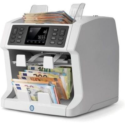 Contador de billetes Safescan 2995-SX 1200 billetes/minuto Détecteur de contrefaçons - Publicité Contador de billetes Safescan 2995-SX 1200 billetes/minuto Détecteur de contrefaçons - Publicité