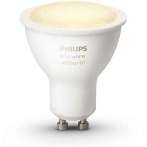 Philips Hue White Ambiance Bombilla Ambiental Blanco GU10 - Publicité Philips Hue White Ambiance Bombilla Ambiental Blanco GU10 - Publicité