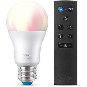 WIZ A60 Colors Ampoule LED Intelligente Wi-Fi/Bluetooth 60W E27 RGB + Télécommande - Publicité WIZ A60 Colors Ampoule LED Intelligente Wi-Fi/Bluetooth 60W E27 RGB + Télécommande - Publicité