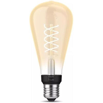 Ampoule intelligente Philips Hue ST72 Edison E27 Bluetooth/Zigbee 550 lumens - Publicité Ampoule intelligente Philips Hue ST72 Edison E27 Bluetooth/Zigbee 550 lumens - Publicité
