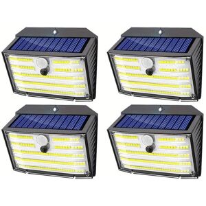 autrucker Pack 4 Lampadaire Solaire Extérieur Sans Câble 3 Modes Ajustables Sensor Présence 180° - Publicité autrucker Pack 4 Lampadaire Solaire Extérieur Sans Câble 3 Modes Ajustables Sensor Présence 180° - Publicité