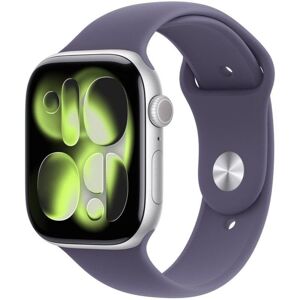 Apple Watch Series 11 GPS 5G Cellular 46mm Retina OLED Aluminium Argent Bracelet Violet S/M Etanche IP6X SpO2 Pulsomètre - Publicité Apple Watch Series 11 GPS 5G Cellular 46mm Retina OLED Aluminium Argent Bracelet Violet S/M Etanche IP6X SpO2 Pulsomètre - Publicité
