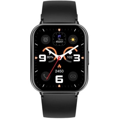 Montre Connectée Cool Cascais Bluetooth 50mm Écran Tactile Silicone Noir Appels Santé Sport - Publicité Montre Connectée Cool Cascais Bluetooth 50mm Écran Tactile Silicone Noir Appels Santé Sport - Publicité