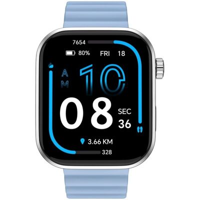 Montre Connectée Noise Pro 6 AI Bluetooth Écran Tactile Magnetic Blue Notifications Santé SpO2 - Publicité Montre Connectée Noise Pro 6 AI Bluetooth Écran Tactile Magnetic Blue Notifications Santé SpO2 - Publicité