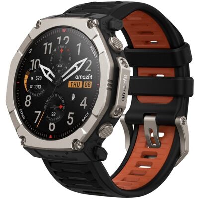 Amazfit T-Rex Ultra 2 GPS NFC 51mm AMOLED Titane Noir Marron Taille Unique 10ATM SpO2 - Publicité Amazfit T-Rex Ultra 2 GPS NFC 51mm AMOLED Titane Noir Marron Taille Unique 10ATM SpO2 - Publicité