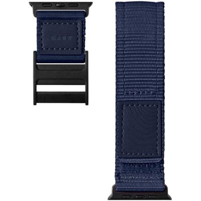 Bracelet Laut L_AWU_CS_BL nylon noir Apple Watch 44-49 mm - Publicité Bracelet Laut L_AWU_CS_BL nylon noir Apple Watch 44-49 mm - Publicité