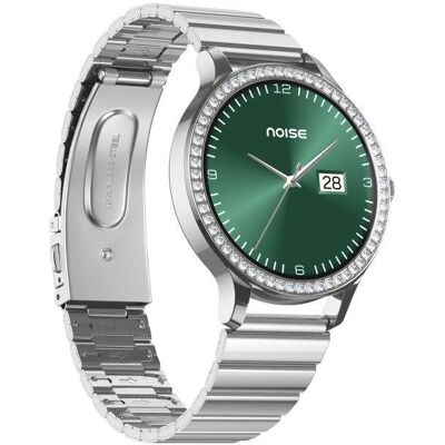 Noise Diva Araya Icónico Bluetooth 42mm Argent Élégant Métal - Publicité Noise Diva Araya Icónico Bluetooth 42mm Argent Élégant Métal - Publicité