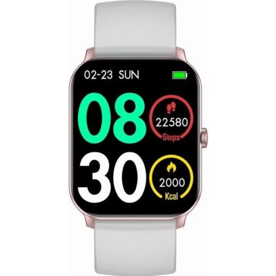Gravity GT36-2 Bluetooth GPS 45mm Rose Gold Gris IP68 Détection du stress - Publicité Gravity GT36-2 Bluetooth GPS 45mm Rose Gold Gris IP68 Détection du stress - Publicité