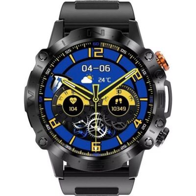 Gravity GT20-7 Bluetooth 1,43" Noir Bracelet Unique IP68 Étanche - Publicité Gravity GT20-7 Bluetooth 1,43" Noir Bracelet Unique IP68 Étanche - Publicité
