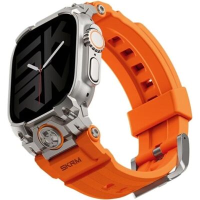 Bracelet Skinarma Talon Apple Watch Ultra 49mm Orange - Publicité Bracelet Skinarma Talon Apple Watch Ultra 49mm Orange - Publicité
