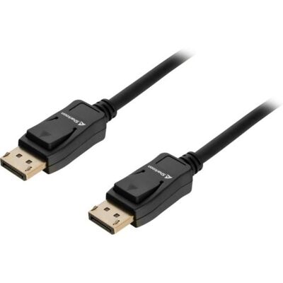 Câble DisplayPort 1.4 8K Sharkoon - Noir - Publicité Câble DisplayPort 1.4 8K Sharkoon - Noir - Publicité