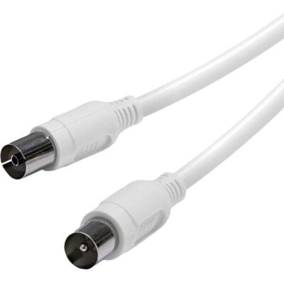 Cable coaxial Vivanco 3 m connecteurs male femelle Protection 90% - Publicité Cable coaxial Vivanco 3 m connecteurs male femelle Protection 90% - Publicité