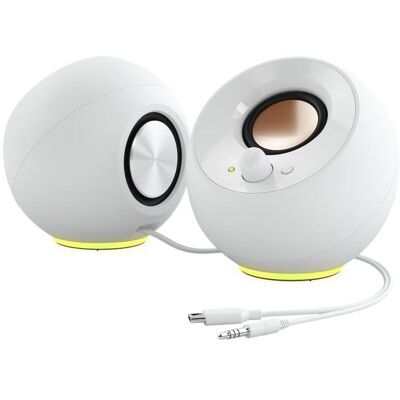 Haut-parleurs Creative Filaire 2.0 USB-C 4.4W Éclairage RGB - Publicité Haut-parleurs Creative Filaire 2.0 USB-C 4.4W Éclairage RGB - Publicité