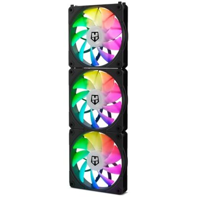 Nox Hummer Easy Link ARGB Ensemble de 3 ventilateurs noirs de 120 mm - Publicité Nox Hummer Easy Link ARGB Ensemble de 3 ventilateurs noirs de 120 mm - Publicité