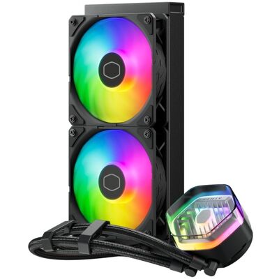 Cooler Master MasterLiquid 240 ATMOS Processeur Liquid cooling kit 12 cm Noir - Publicité Cooler Master MasterLiquid 240 ATMOS Processeur Liquid cooling kit 12 cm Noir - Publicité
