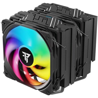 Tempest Cooler 6Pipes Noir A-RGB Double dissipateur thermique Ventilateur CPU 2x120 mm Noir - Publicité Tempest Cooler 6Pipes Noir A-RGB Double dissipateur thermique Ventilateur CPU 2x120 mm Noir - Publicité