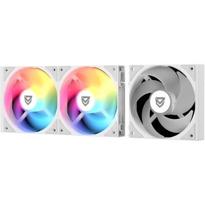 Ventilateur supplémentaire Nfortec Stellar Modular A-RGB blanc - Publicité Ventilateur supplémentaire Nfortec Stellar Modular A-RGB blanc - Publicité