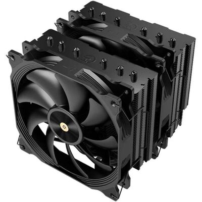 Ventilateur CPU double tour Hiditec C40 Pro, TDP 290 W, 6 tubes, 140 mm, noir - Publicité Ventilateur CPU double tour Hiditec C40 Pro, TDP 290 W, 6 tubes, 140 mm, noir - Publicité