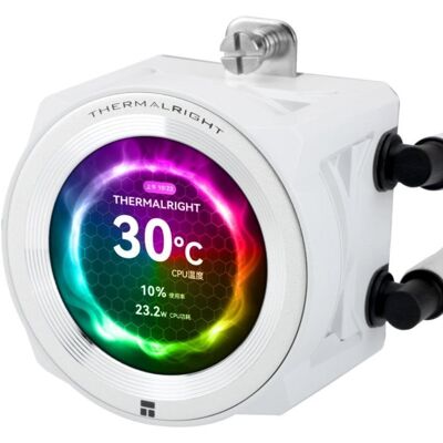 Refroidissement Liquide Thermalright CORE VISION 360 360mm 3 Ventilateurs ARGB LCD IPS Blanc - Publicité Refroidissement Liquide Thermalright CORE VISION 360 360mm 3 Ventilateurs ARGB LCD IPS Blanc - Publicité