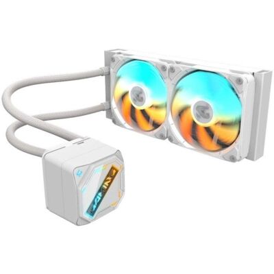 Refrigeración Líquida Gigabyte Gaming 240 ICE 240mm 2 Ventilateurs ARGB Blanc - Publicité Refrigeración Líquida Gigabyte Gaming 240 ICE 240mm 2 Ventilateurs ARGB Blanc - Publicité