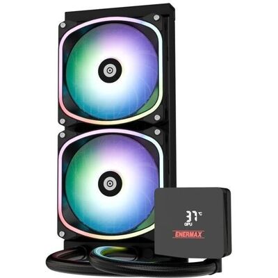 Refrigeración Líquida Enermax Aquafusion II 240 mm 2 Ventilateurs LED RGB - Publicité Refrigeración Líquida Enermax Aquafusion II 240 mm 2 Ventilateurs LED RGB - Publicité