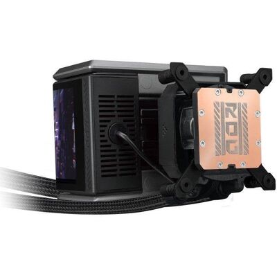 Refrigeración Líquida Asus ROG Ryuo IV 360mm 3 Ventiladores ARGB Écran AMOLED - Publicité Refrigeración Líquida Asus ROG Ryuo IV 360mm 3 Ventiladores ARGB Écran AMOLED - Publicité