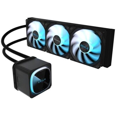 Refrigeración Líquida Gigabyte Eagle 360 394mm 3 Ventilateurs ARGB LCD - Publicité Refrigeración Líquida Gigabyte Eagle 360 394mm 3 Ventilateurs ARGB LCD - Publicité