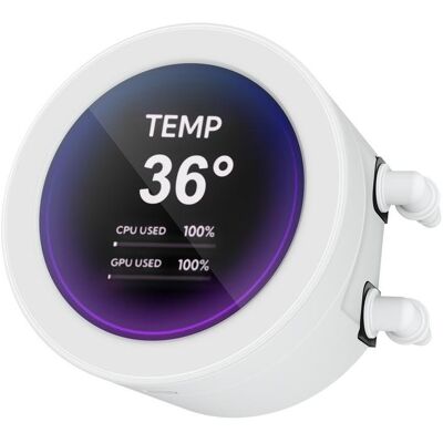 Refrigeration Liquide Sama Gears Q70 360mm 3 Ventilateurs LED Blanc - Publicité Refrigeration Liquide Sama Gears Q70 360mm 3 Ventilateurs LED Blanc - Publicité