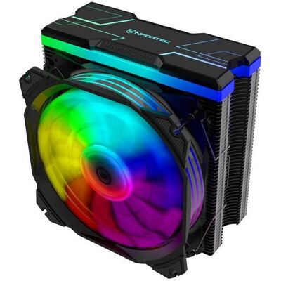 Ventilateur CPU Nfortec Centaurus X 4Pipes ARGB 120mm Noir - Publicité Ventilateur CPU Nfortec Centaurus X 4Pipes ARGB 120mm Noir - Publicité