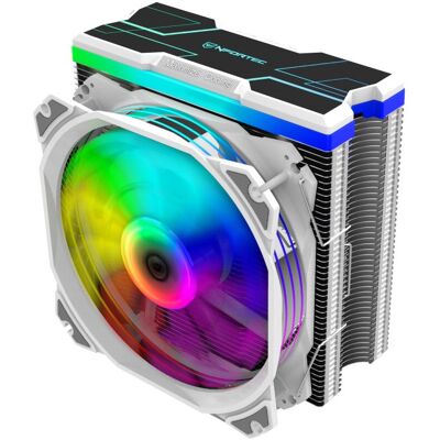 Ventilateur CPU Nfortec Centaurus X 4Pipes ARGB 120mm Blanc - Publicité Ventilateur CPU Nfortec Centaurus X 4Pipes ARGB 120mm Blanc - Publicité