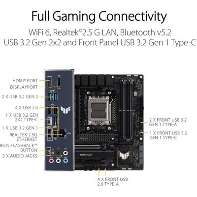 Asus TUF GAMING B650M-PLUS - Publicité Asus TUF GAMING B650M-PLUS - Publicité