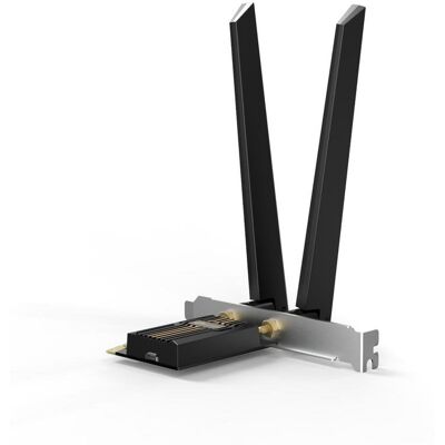 Tarjeta de Red TP-Link Archer TBE552E PCI Express 5760 Mbps Wi-Fi 7 Bluetooth 5.4 - Publicité Tarjeta de Red TP-Link Archer TBE552E PCI Express 5760 Mbps Wi-Fi 7 Bluetooth 5.4 - Publicité