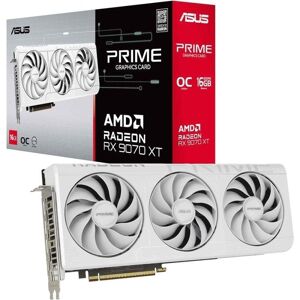 Carte Graphique Asus Radeon RX 9070 XT PRIME WHITE 16GB GDDR6 PCI Express 5.0 - Publicité Carte Graphique Asus Radeon RX 9070 XT PRIME WHITE 16GB GDDR6 PCI Express 5.0 - Publicité