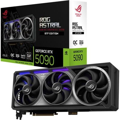 Carte Graphique ASUS ROG GeForce RTX 5090 32 Go GDDR7 PCI Express 5.0 Multi-Lumières - Publicité Carte Graphique ASUS ROG GeForce RTX 5090 32 Go GDDR7 PCI Express 5.0 Multi-Lumières - Publicité