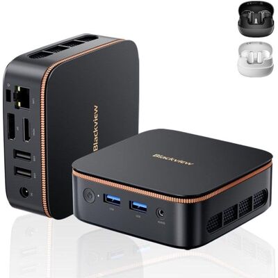PC de bureau Blackview MP20 AMD Ryzen 3 3300U 8GB 256GB SSD Radeon Vega 6 Windows 11 Pro - Publicité PC de bureau Blackview MP20 AMD Ryzen 3 3300U 8GB 256GB SSD Radeon Vega 6 Windows 11 Pro - Publicité