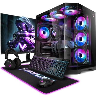 PC de bureau Vibox Ix-553 AMD Ryzen 7 9800X3D 32GB 1TB SSD RX 9070 XT Windows 11 WiFi - Publicité PC de bureau Vibox Ix-553 AMD Ryzen 7 9800X3D 32GB 1TB SSD RX 9070 XT Windows 11 WiFi - Publicité