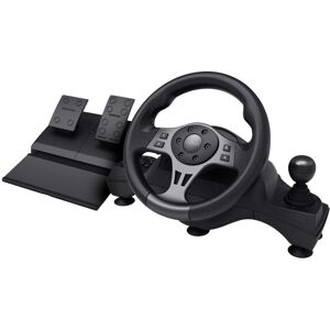 Volant de jeu multiplateforme Trust GXT 289 MOVI à pédales vibrantes 270°, noir - Publicité Volant de jeu multiplateforme Trust GXT 289 MOVI à pédales vibrantes 270°, noir - Publicité