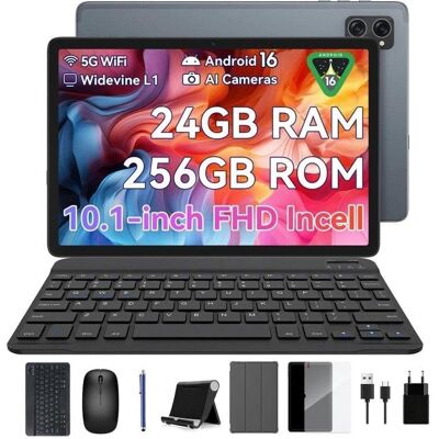 Tablette Tabwee T20 - 10.1 pouces HD+ - 8GB RAM - 256GB - Android 15 - Publicité Tablette Tabwee T20 - 10.1 pouces HD+ - 8GB RAM - 256GB - Android 15 - Publicité