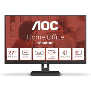 Écran PC AOC 27E3UM 27" Full HD 75Hz VA Plat USB Haut-parleurs 4 ms - Publicité Écran PC AOC 27E3UM 27" Full HD 75Hz VA Plat USB Haut-parleurs 4 ms - Publicité