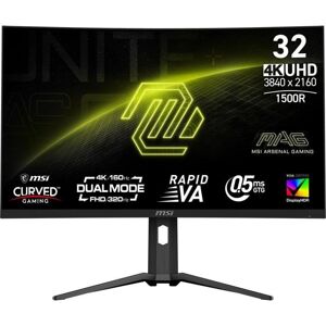 MSI MAG 321CUPDF 31,5" LED Rapid VA UltraHD 4K 160 Hz 0,5 m HDR 400 Sync Adaptatif Courbe - Publicité MSI MAG 321CUPDF 31,5" LED Rapid VA UltraHD 4K 160 Hz 0,5 m HDR 400 Sync Adaptatif Courbe - Publicité